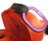 Nylon Recovery Strap with Steel Rings, 4-Ply, Breaking Strength 133,000-188,000  Lbs