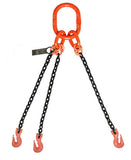 3 leg chain slings - orange hardware